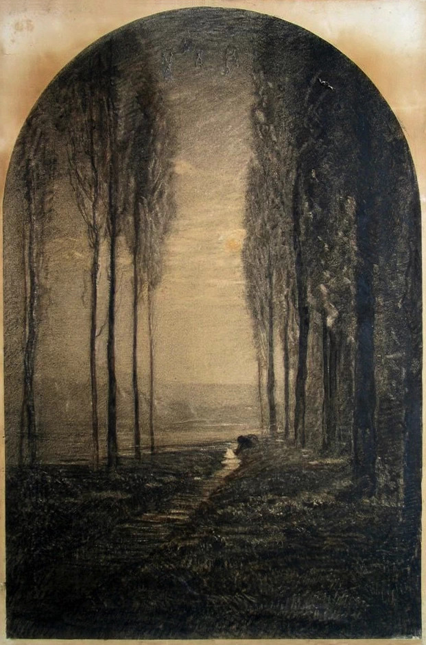 Paesaggio con alberi e ruscello - Galleria Civica d’Arte Moderna e Contemporanea, Torino
